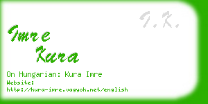 imre kura business card